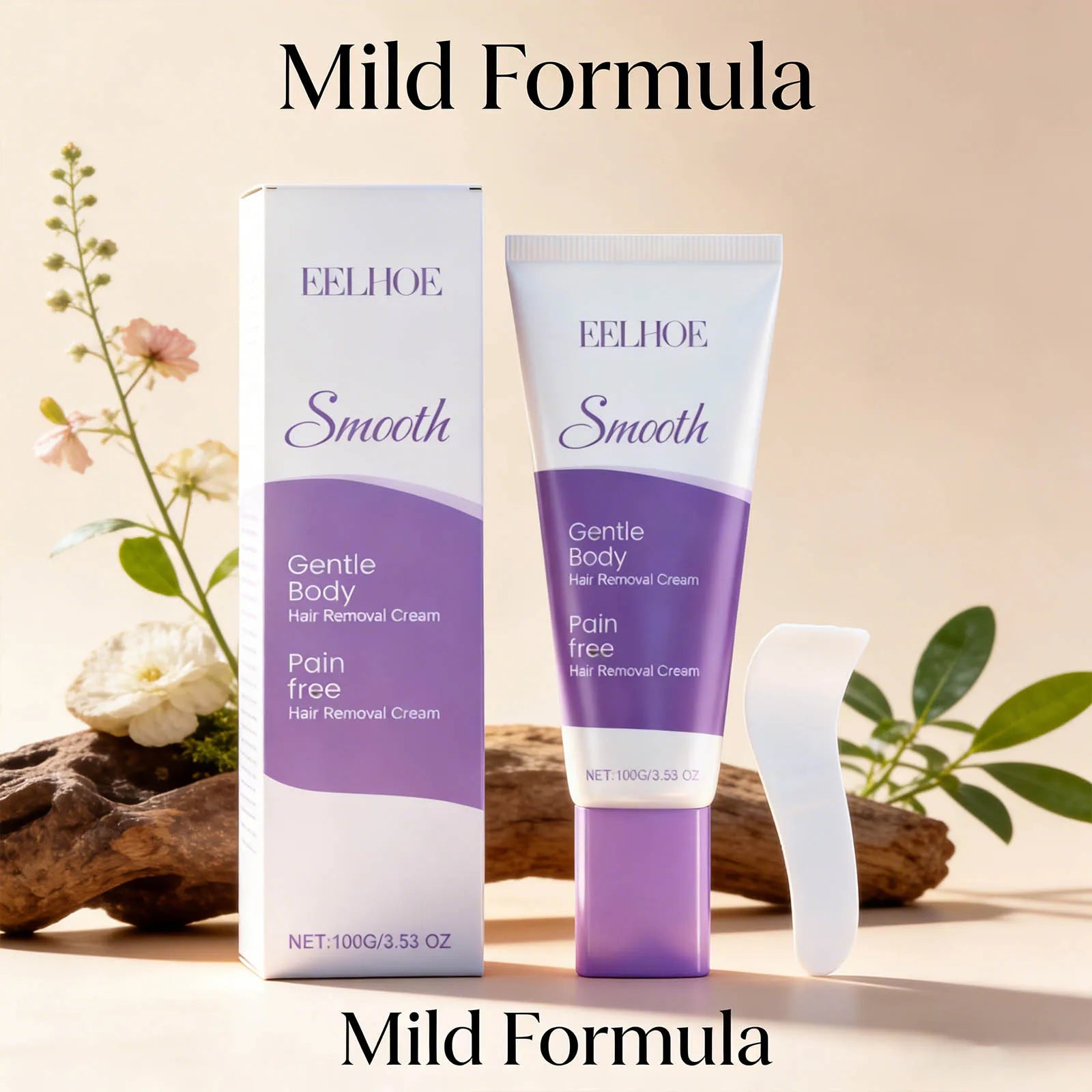 Hair Removal Cream Moisturizing Gentle Remove Hair Relieve Discomfort Smoothing Firming Skin Refreshing Body Hair Removal Lotion