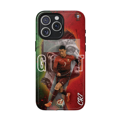 CR7 Portugal Soccer Tough Magnetic Phone Case — Cristiano Ronaldo ‘Grit’ Protective Cover