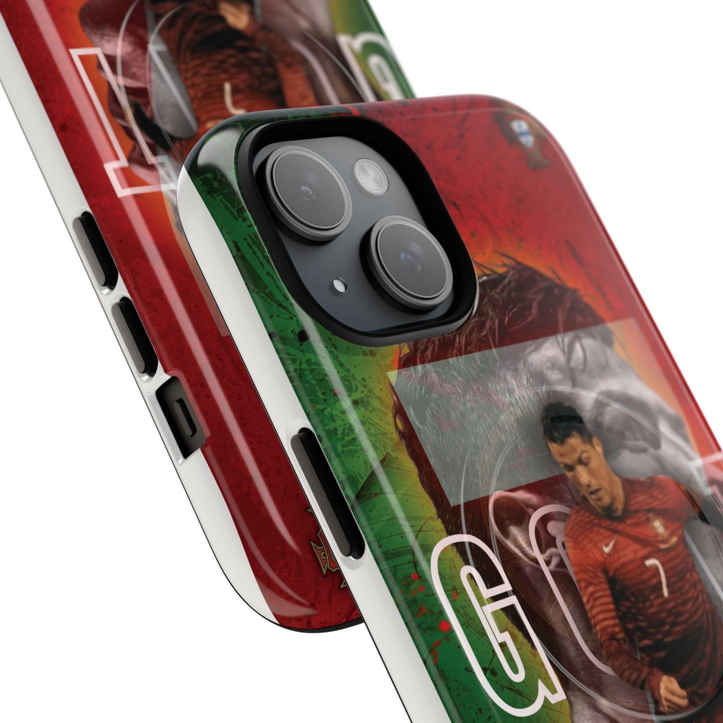 CR7 Portugal Soccer Tough Magnetic Phone Case — Cristiano Ronaldo ‘Grit’ Protective Cover