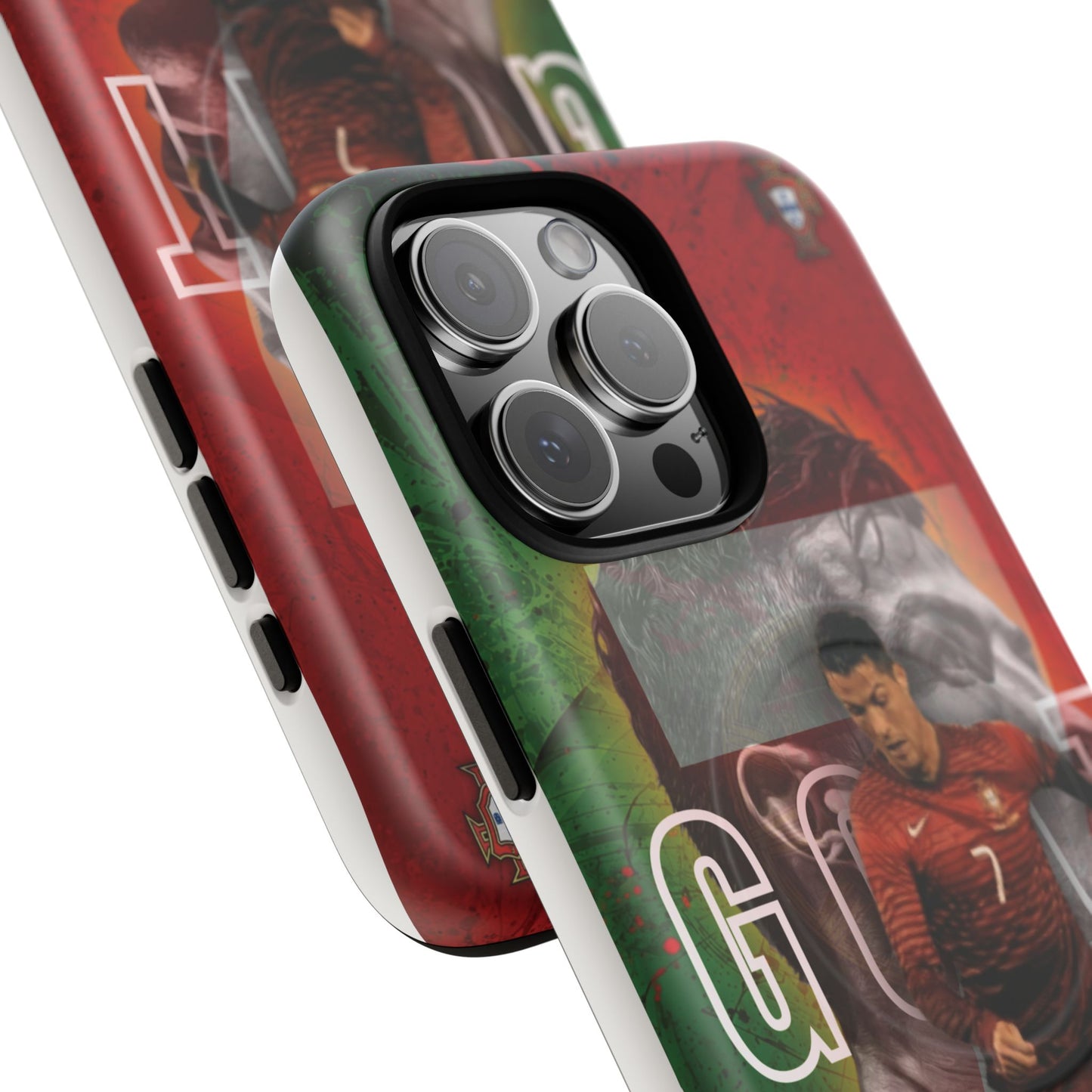 CR7 Portugal Soccer Tough Magnetic Phone Case — Cristiano Ronaldo ‘Grit’ Protective Cover