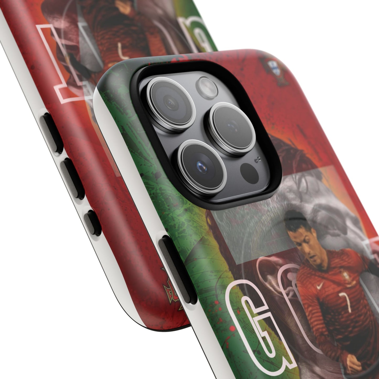 CR7 Portugal Soccer Tough Magnetic Phone Case — Cristiano Ronaldo ‘Grit’ Protective Cover