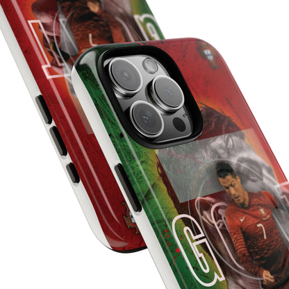 CR7 Portugal Soccer Tough Magnetic Phone Case — Cristiano Ronaldo ‘Grit’ Protective Cover