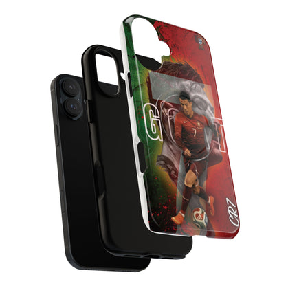 CR7 Portugal Soccer Tough Magnetic Phone Case — Cristiano Ronaldo ‘Grit’ Protective Cover
