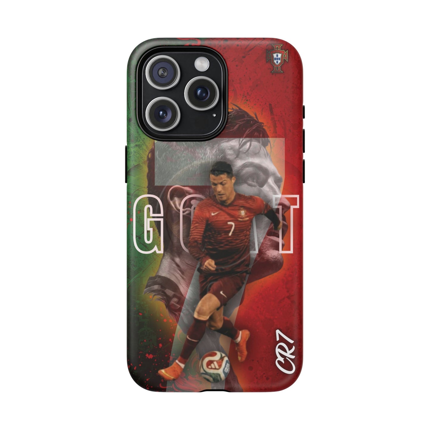 CR7 Portugal Soccer Tough Magnetic Phone Case — Cristiano Ronaldo ‘Grit’ Protective Cover