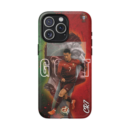 CR7 Portugal Soccer Tough Magnetic Phone Case — Cristiano Ronaldo ‘Grit’ Protective Cover