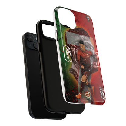 CR7 Portugal Soccer Tough Magnetic Phone Case — Cristiano Ronaldo ‘Grit’ Protective Cover