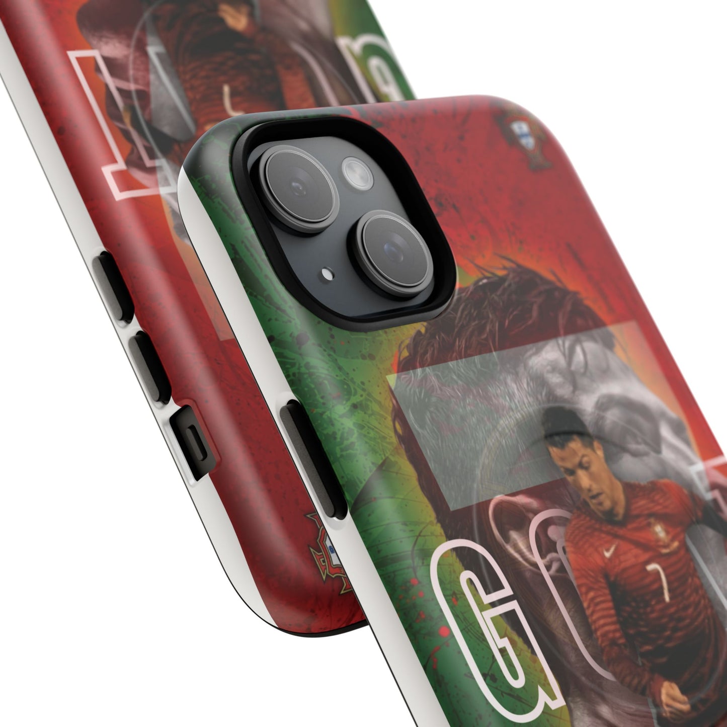 CR7 Portugal Soccer Tough Magnetic Phone Case — Cristiano Ronaldo ‘Grit’ Protective Cover