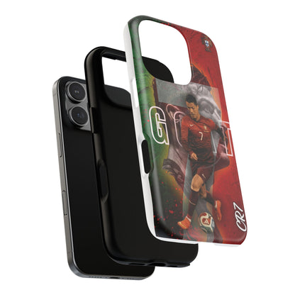 CR7 Portugal Soccer Tough Magnetic Phone Case — Cristiano Ronaldo ‘Grit’ Protective Cover