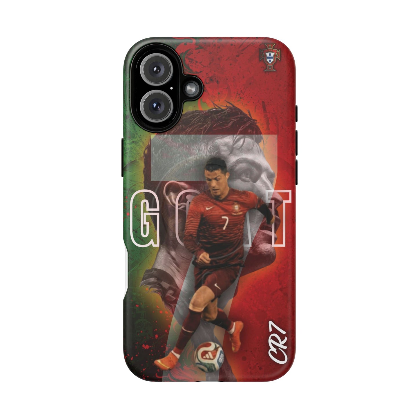 CR7 Portugal Soccer Tough Magnetic Phone Case — Cristiano Ronaldo ‘Grit’ Protective Cover