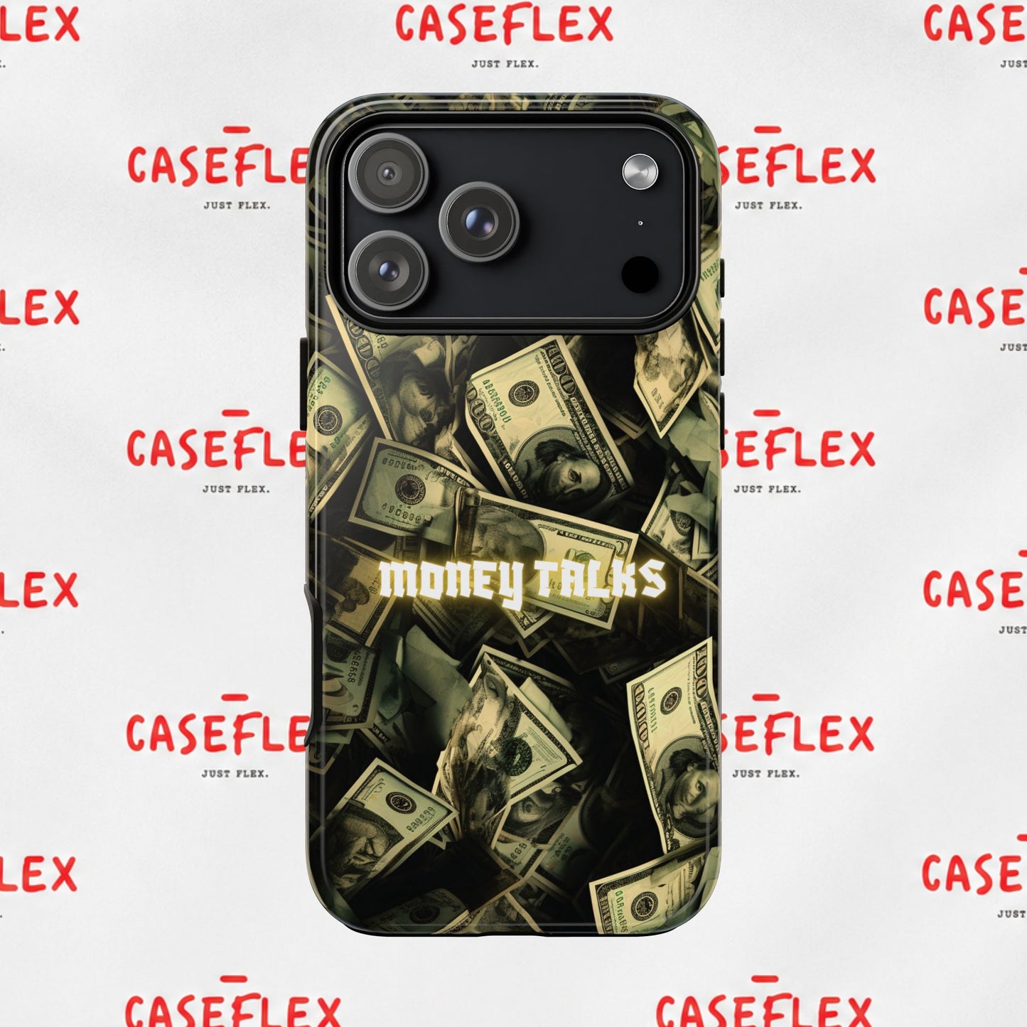 Money Talks Phone Case | Dollar Bills Pattern iPhone Case