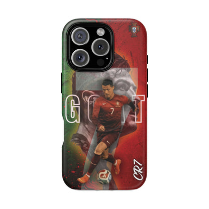 CR7 Portugal Soccer Tough Magnetic Phone Case — Cristiano Ronaldo ‘Grit’ Protective Cover