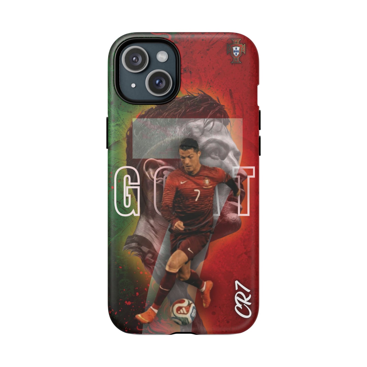 CR7 Portugal Soccer Tough Magnetic Phone Case — Cristiano Ronaldo ‘Grit’ Protective Cover