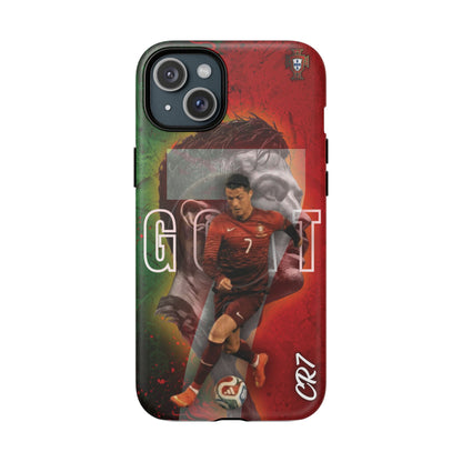 CR7 Portugal Soccer Tough Magnetic Phone Case — Cristiano Ronaldo ‘Grit’ Protective Cover