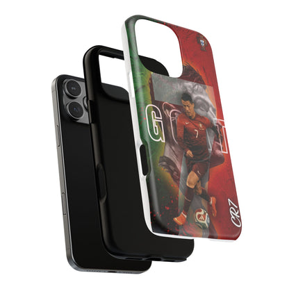 CR7 Portugal Soccer Tough Magnetic Phone Case — Cristiano Ronaldo ‘Grit’ Protective Cover