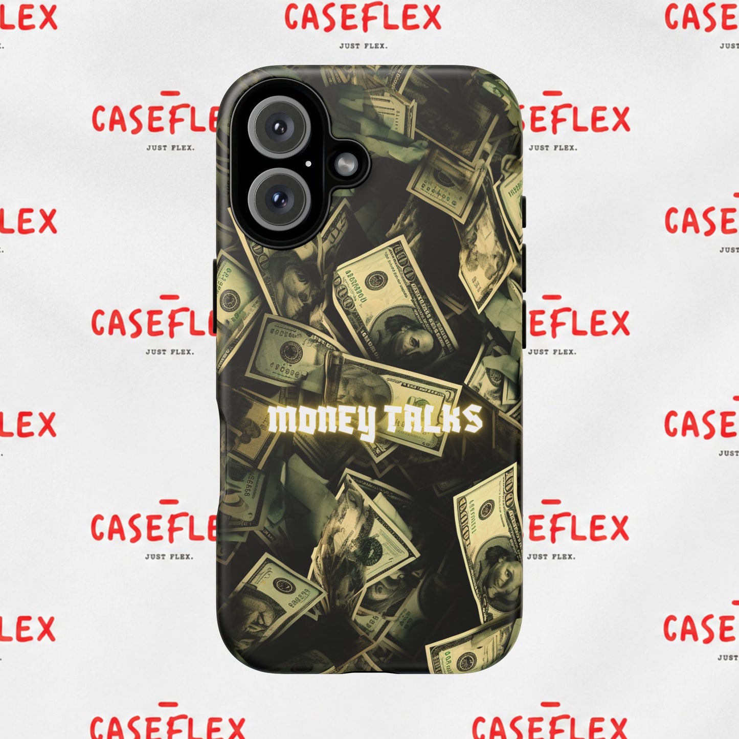 Money Talks Phone Case | Dollar Bills Pattern iPhone Case