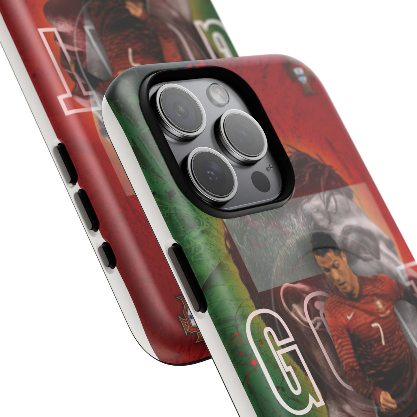 CR7 Portugal Soccer Tough Magnetic Phone Case — Cristiano Ronaldo ‘Grit’ Protective Cover