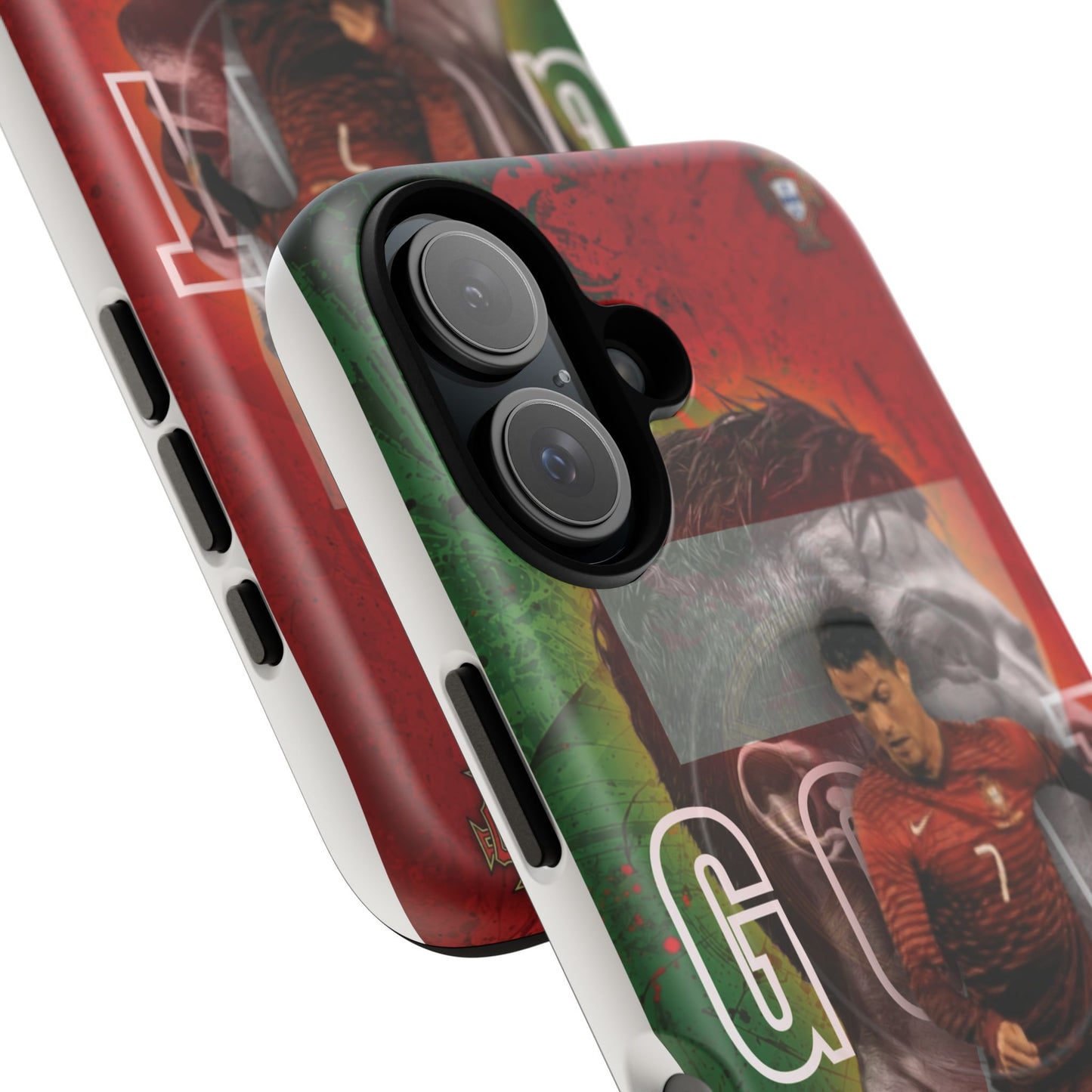 CR7 Portugal Soccer Tough Magnetic Phone Case — Cristiano Ronaldo ‘Grit’ Protective Cover
