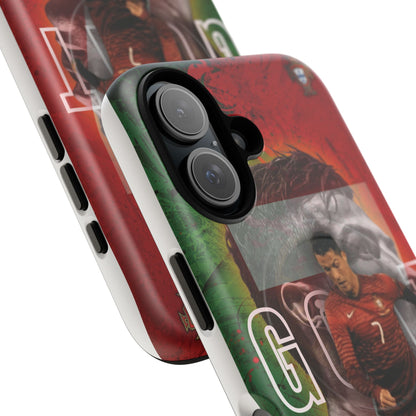 CR7 Portugal Soccer Tough Magnetic Phone Case — Cristiano Ronaldo ‘Grit’ Protective Cover