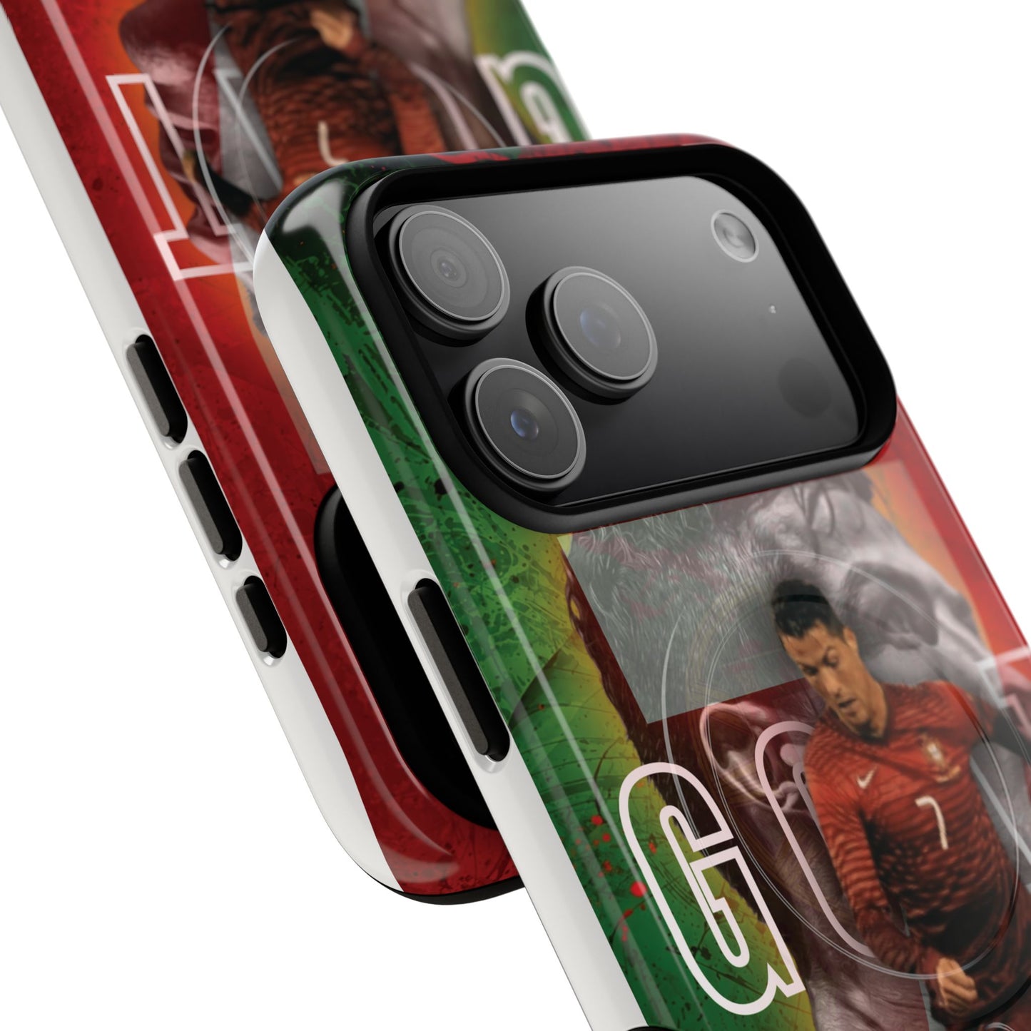 CR7 Portugal Soccer Tough Magnetic Phone Case — Cristiano Ronaldo ‘Grit’ Protective Cover