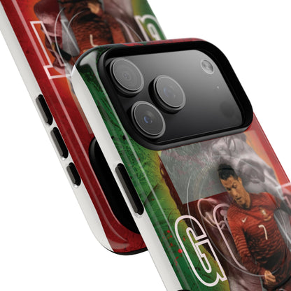 CR7 Portugal Soccer Tough Magnetic Phone Case — Cristiano Ronaldo ‘Grit’ Protective Cover