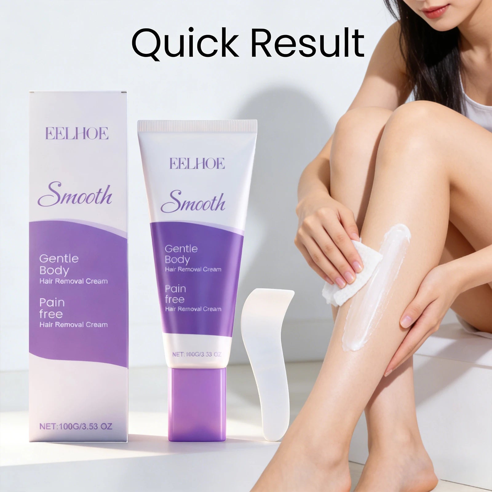 Hair Removal Cream Moisturizing Gentle Remove Hair Relieve Discomfort Smoothing Firming Skin Refreshing Body Hair Removal Lotion