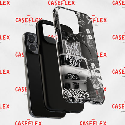 Graffiti Street Phone Case — “Fuck What People Say” Tough Magnetic Case