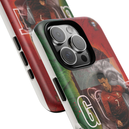 CR7 Portugal Soccer Tough Magnetic Phone Case — Cristiano Ronaldo ‘Grit’ Protective Cover