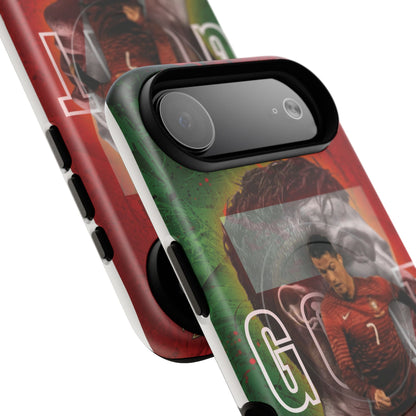 CR7 Portugal Soccer Tough Magnetic Phone Case — Cristiano Ronaldo ‘Grit’ Protective Cover