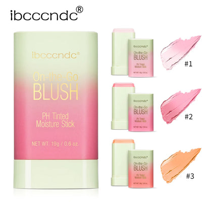 Temperature Change 3-In-1 Cheek Lip Tinted Pixiblush Stick Temperature Change Blush Makeup Products Cosmetic Palette Stick Face