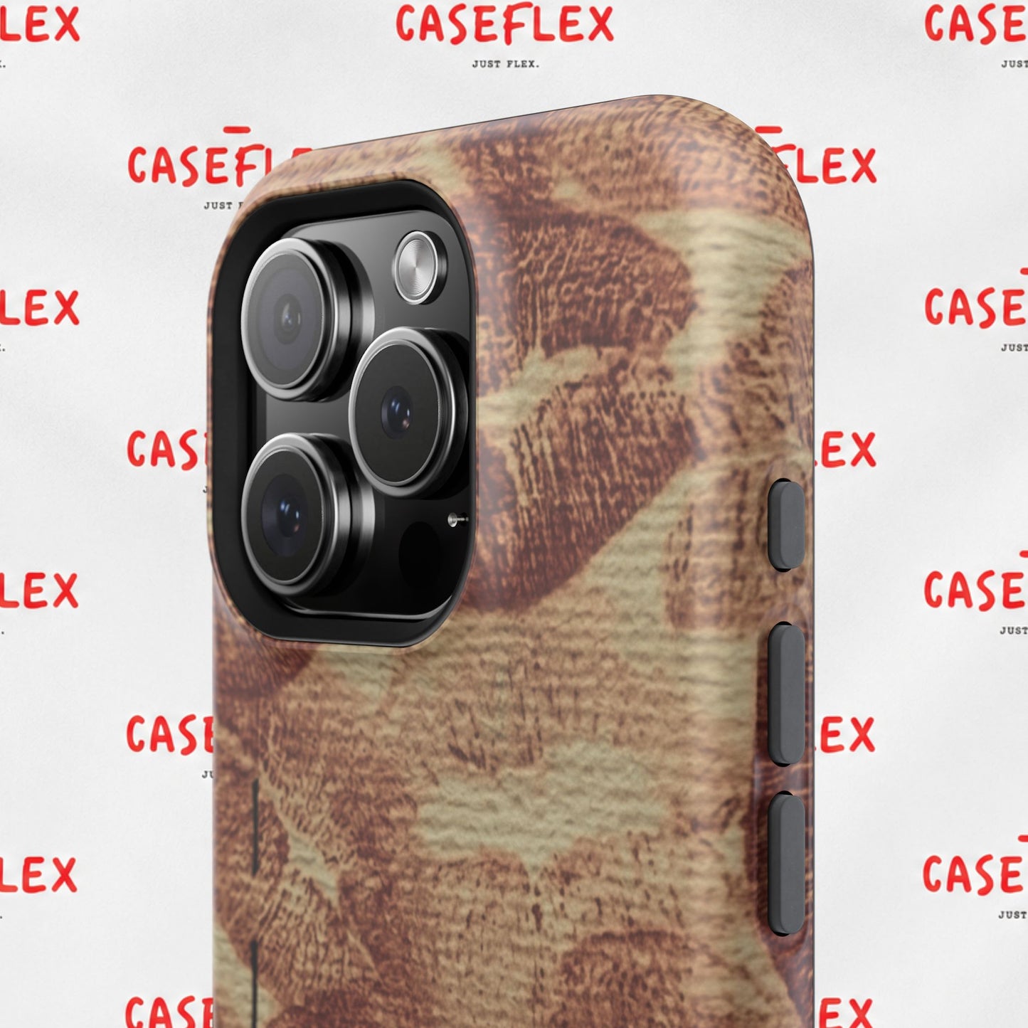 Kiss Print Impact-Resistant Phone Case — 'Love You' Vintage Lip Pattern