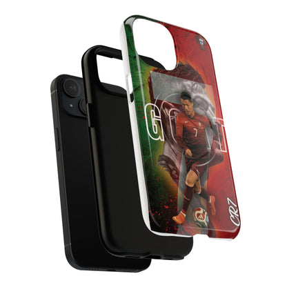 CR7 Portugal Soccer Tough Magnetic Phone Case — Cristiano Ronaldo ‘Grit’ Protective Cover