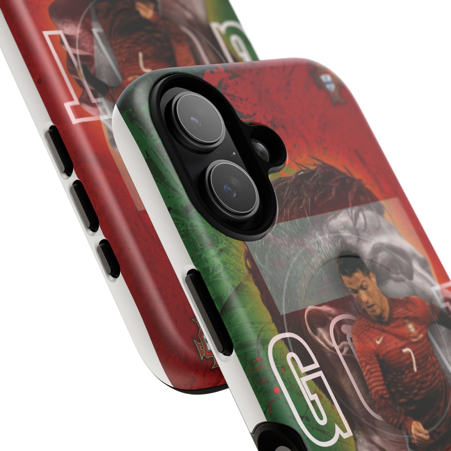 CR7 Portugal Soccer Tough Magnetic Phone Case — Cristiano Ronaldo ‘Grit’ Protective Cover