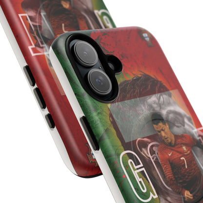 CR7 Portugal Soccer Tough Magnetic Phone Case — Cristiano Ronaldo ‘Grit’ Protective Cover