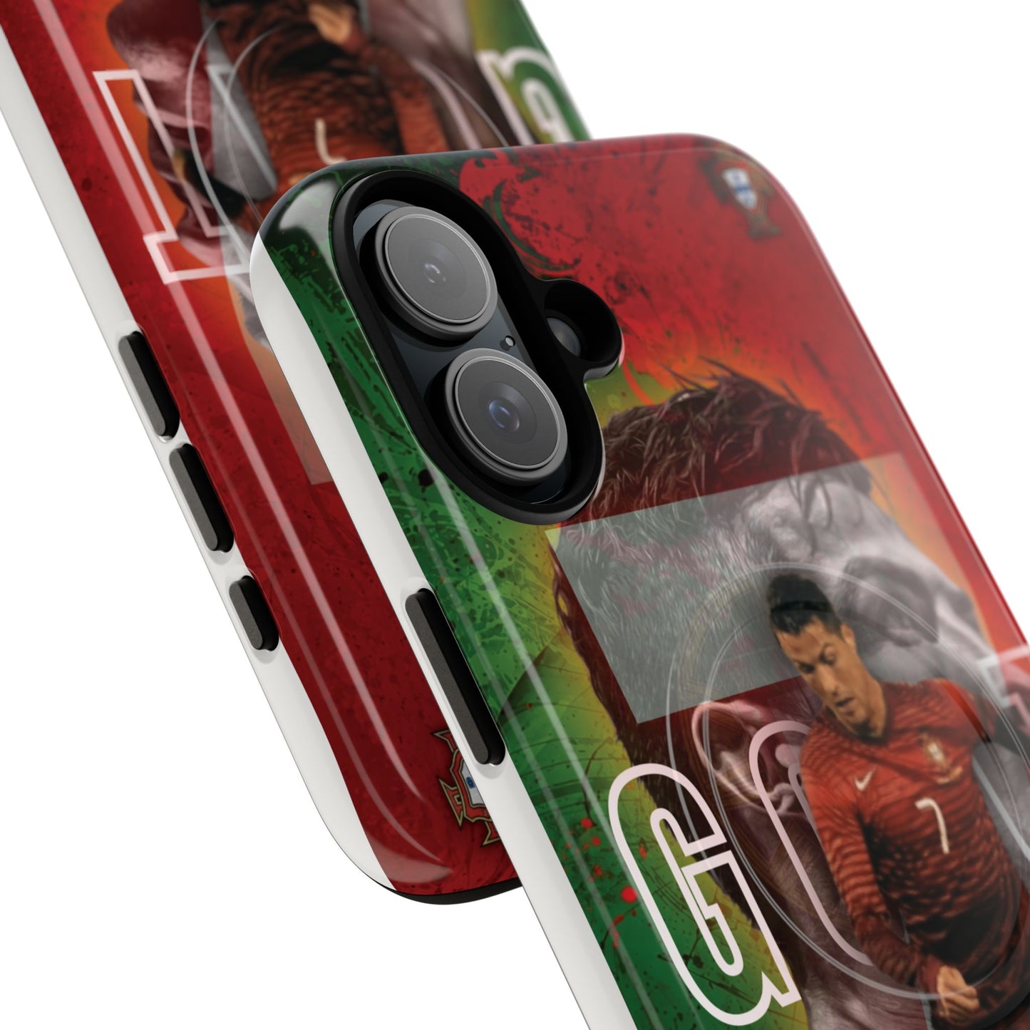 CR7 Portugal Soccer Tough Magnetic Phone Case — Cristiano Ronaldo ‘Grit’ Protective Cover