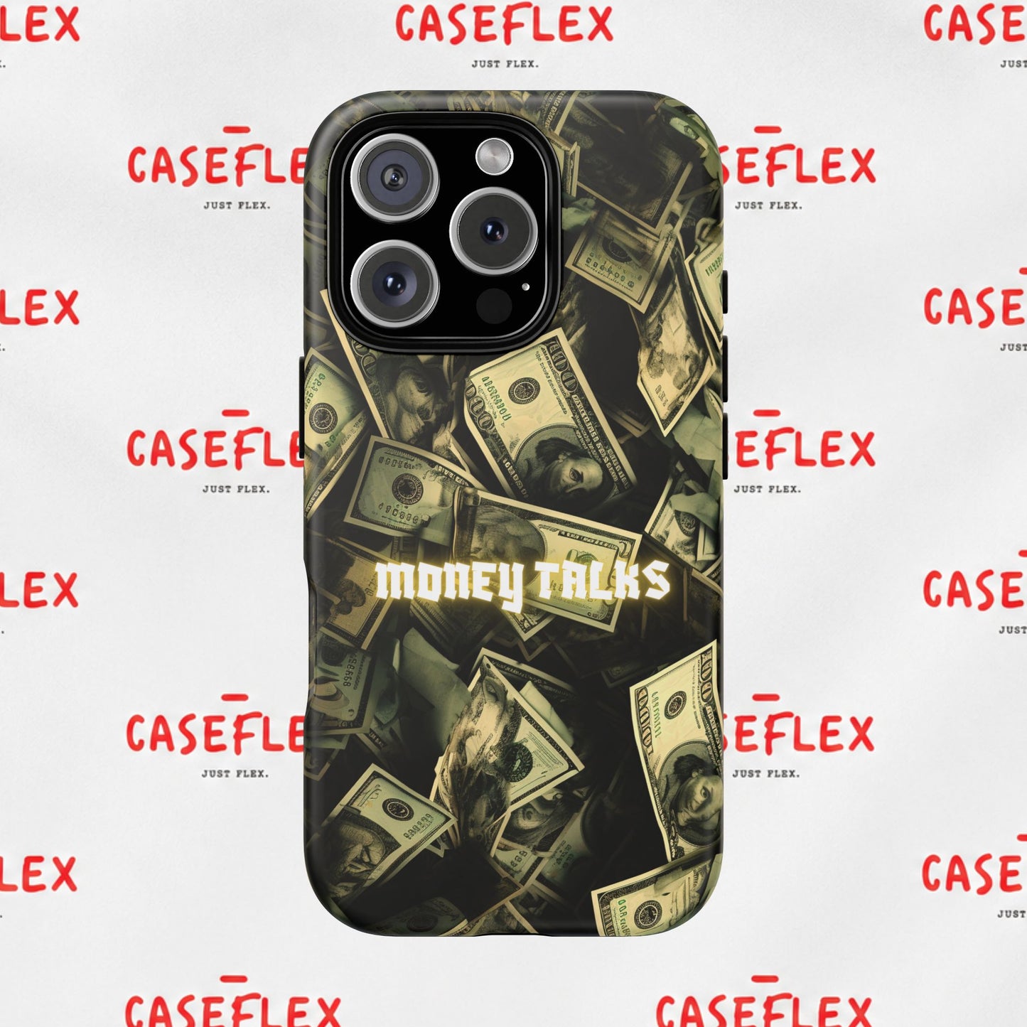 Money Talks Phone Case | Dollar Bills Pattern iPhone Case