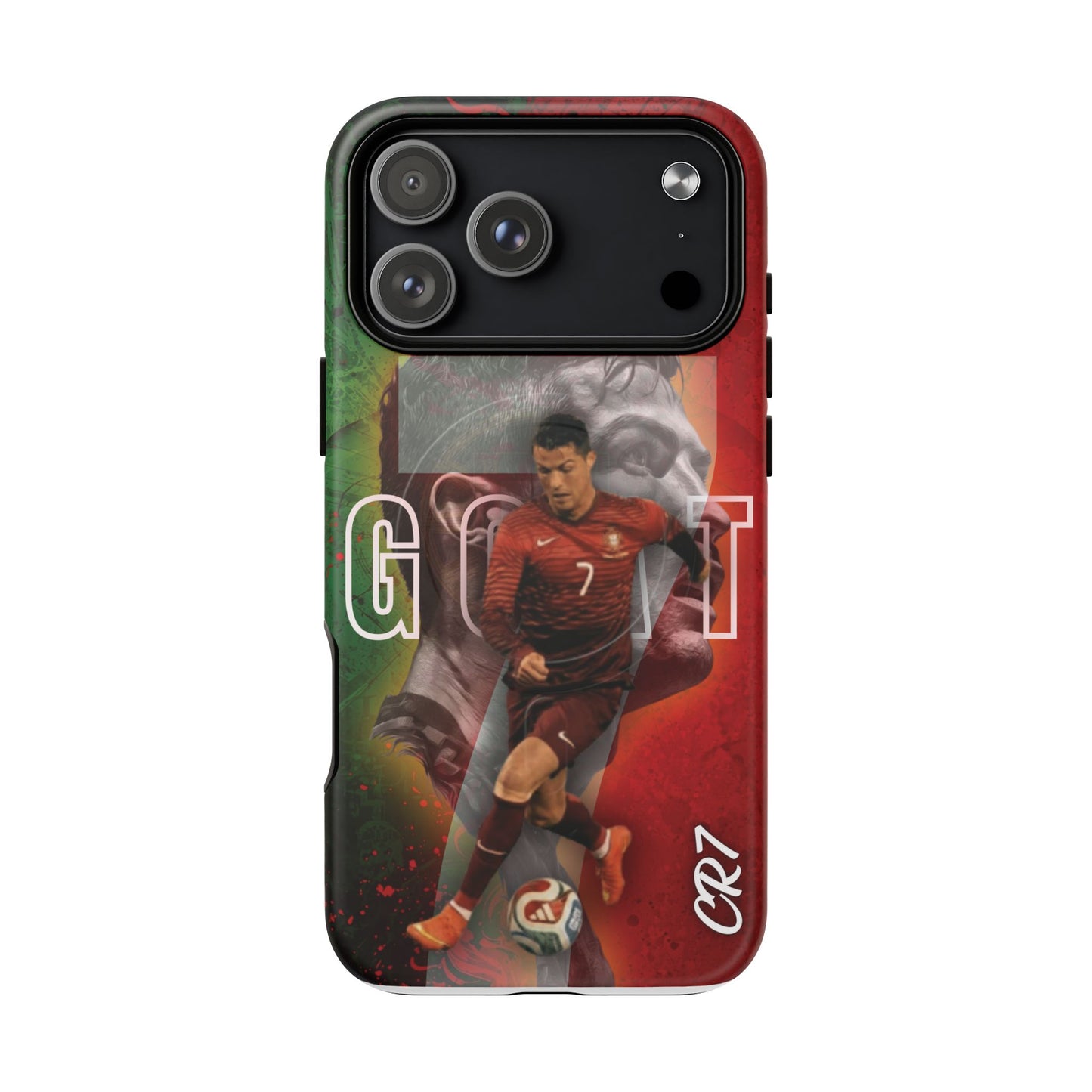 CR7 Portugal Soccer Tough Magnetic Phone Case — Cristiano Ronaldo ‘Grit’ Protective Cover