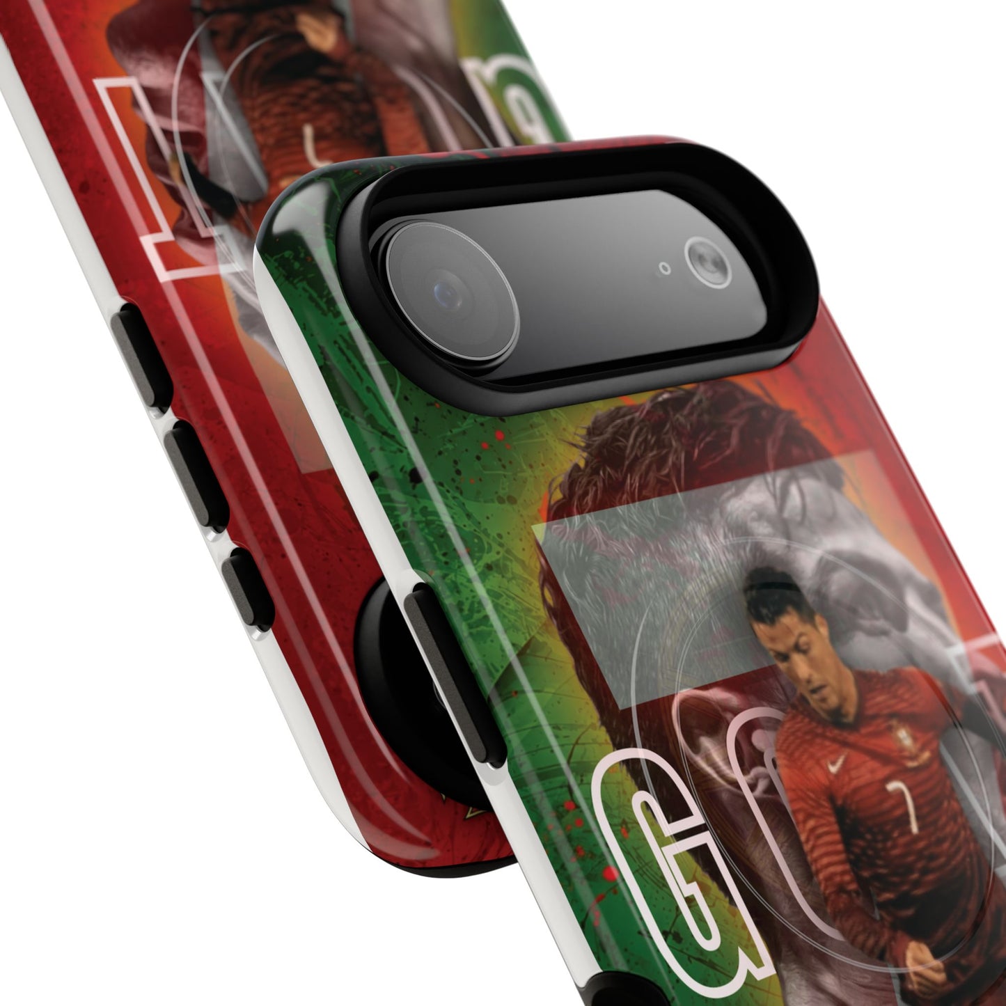 CR7 Portugal Soccer Tough Magnetic Phone Case — Cristiano Ronaldo ‘Grit’ Protective Cover
