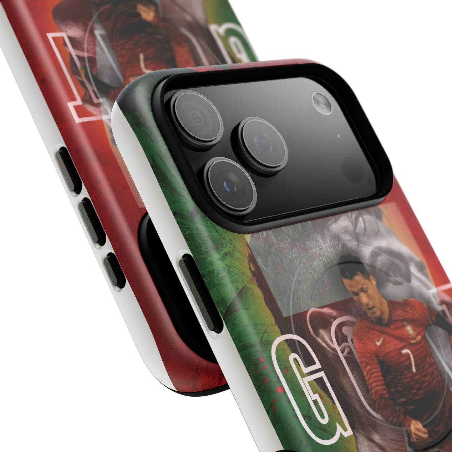 CR7 Portugal Soccer Tough Magnetic Phone Case — Cristiano Ronaldo ‘Grit’ Protective Cover
