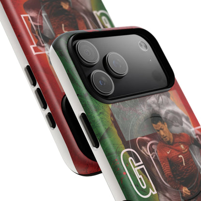 CR7 Portugal Soccer Tough Magnetic Phone Case — Cristiano Ronaldo ‘Grit’ Protective Cover