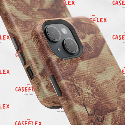Kiss Print Impact-Resistant Phone Case — 'Love You' Vintage Lip Pattern