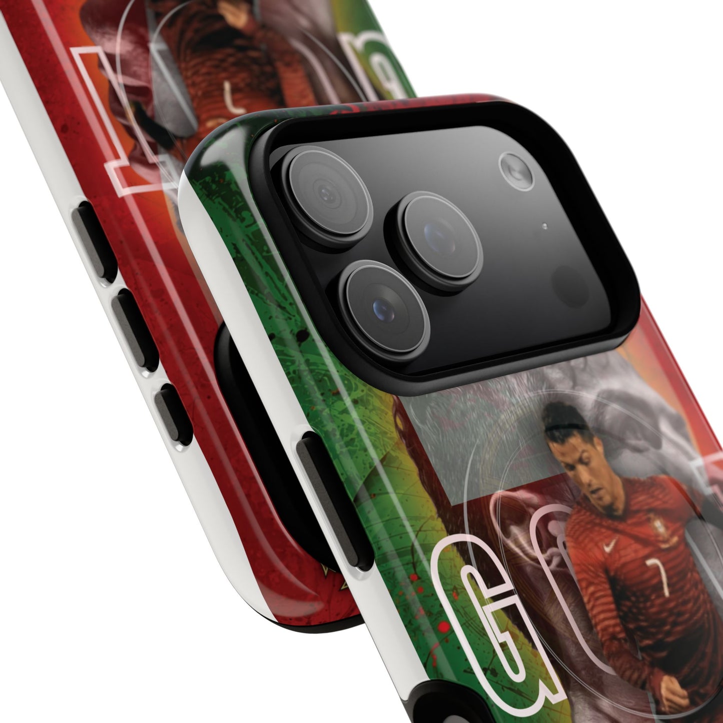 CR7 Portugal Soccer Tough Magnetic Phone Case — Cristiano Ronaldo ‘Grit’ Protective Cover