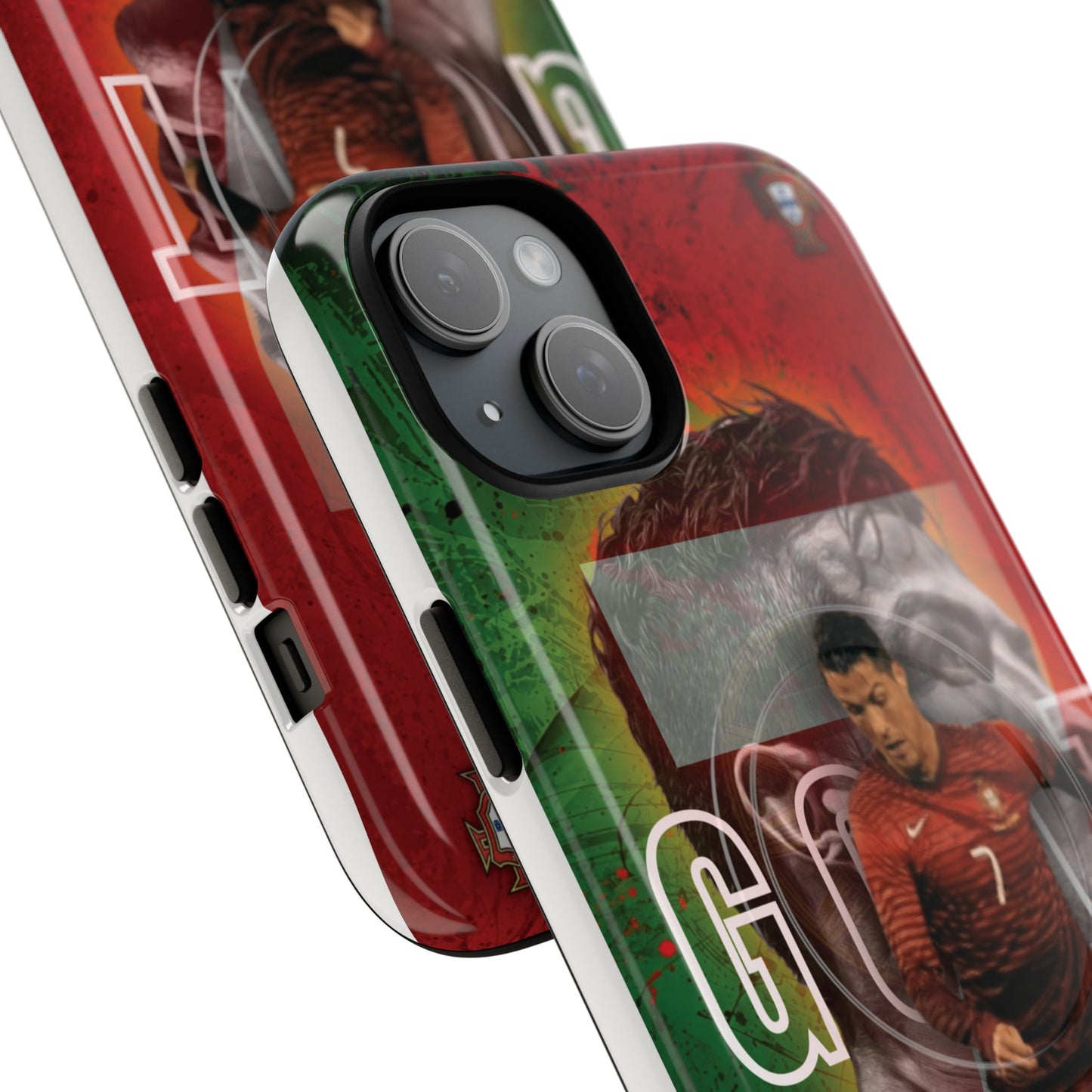 CR7 Portugal Soccer Tough Magnetic Phone Case — Cristiano Ronaldo ‘Grit’ Protective Cover