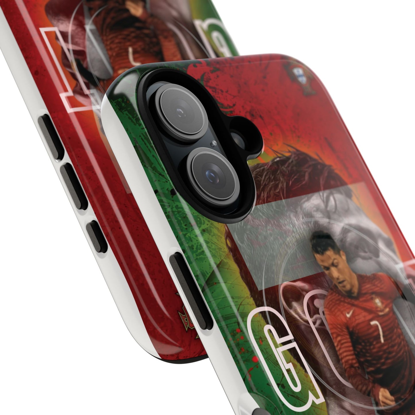 CR7 Portugal Soccer Tough Magnetic Phone Case — Cristiano Ronaldo ‘Grit’ Protective Cover