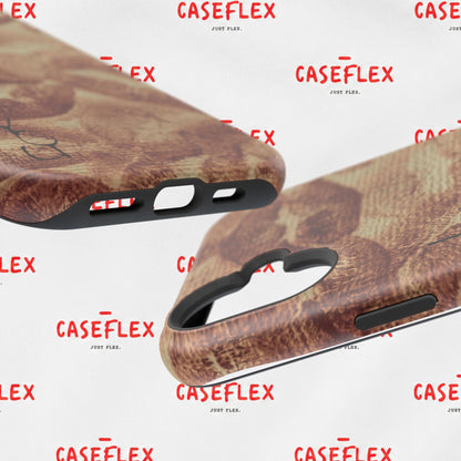 Kiss Print Impact-Resistant Phone Case — 'Love You' Vintage Lip Pattern