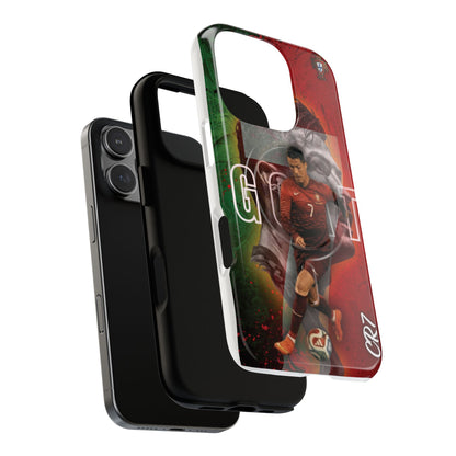 CR7 Portugal Soccer Tough Magnetic Phone Case — Cristiano Ronaldo ‘Grit’ Protective Cover