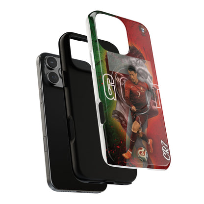 CR7 Portugal Soccer Tough Magnetic Phone Case — Cristiano Ronaldo ‘Grit’ Protective Cover