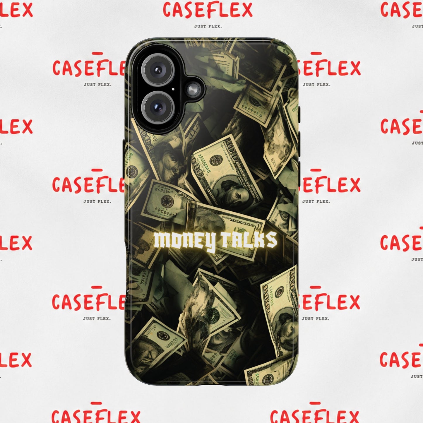 Money Talks Phone Case | Dollar Bills Pattern iPhone Case