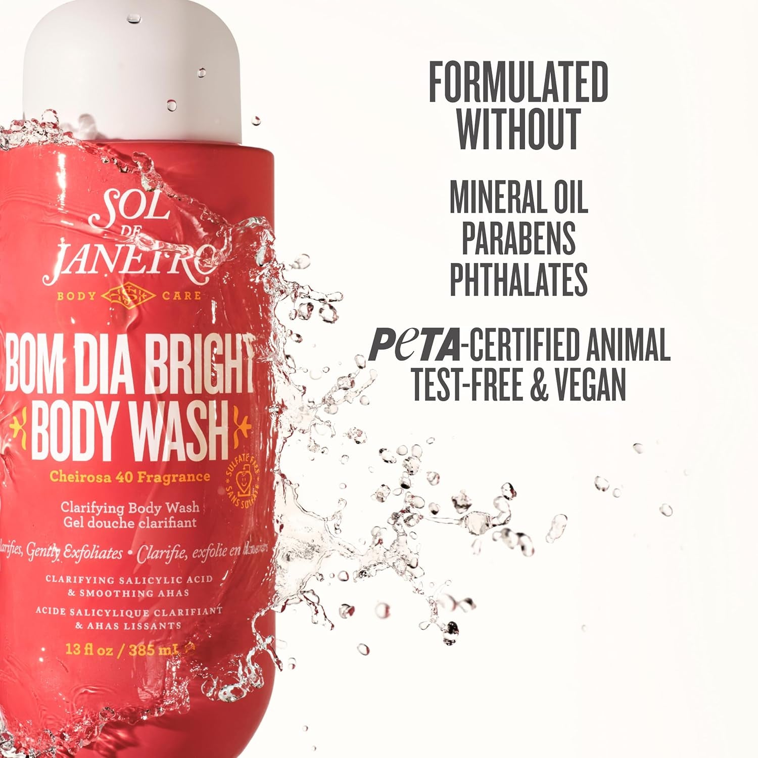 Bom Dia Bright Clarifying AHA BHA Body Wash